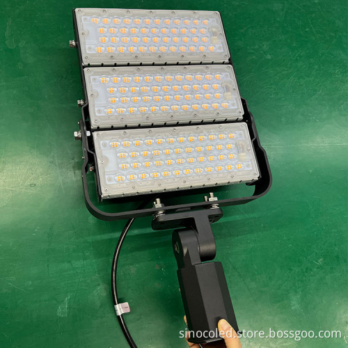 Max1500W IP66 IK09 CE RoHS High Mast Pole Amber Flood Light